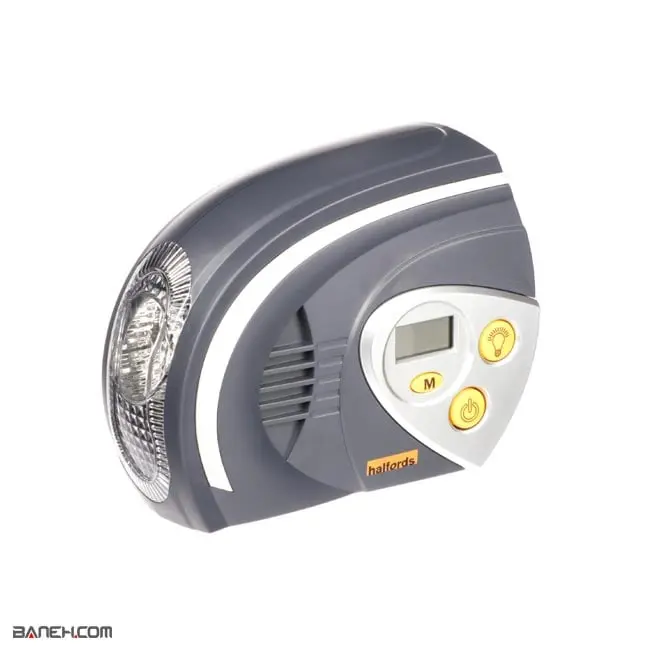 پمپ باد فندکی خودرو Halfords Digital Air Compressor Pump