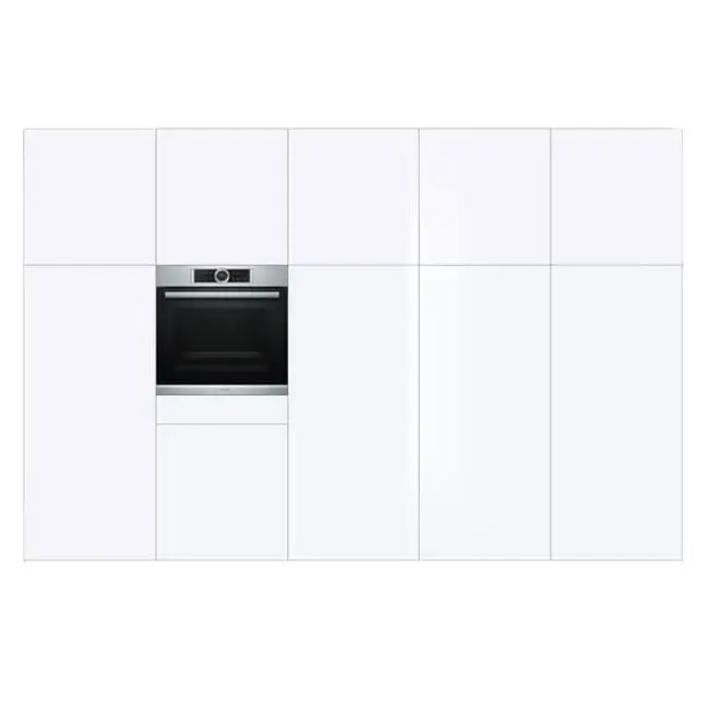 فر توکار بوش 71 لیتری HBG632BS1M سری 8 نقره ای
