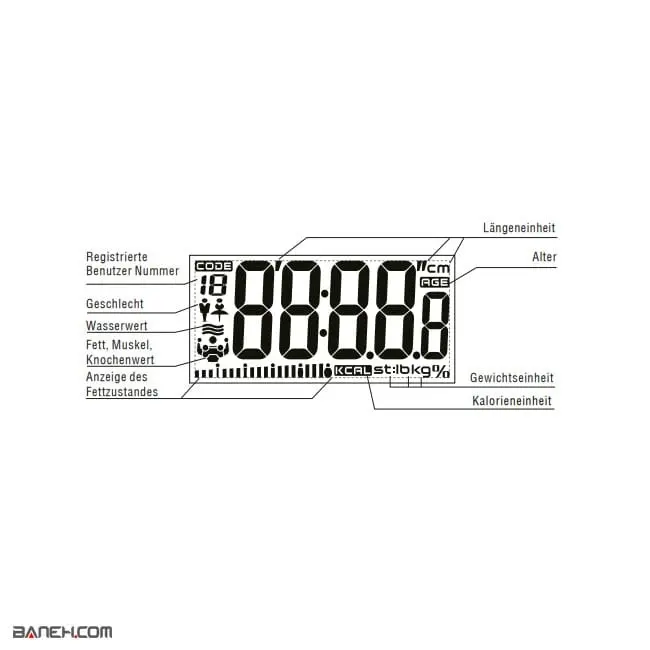 ترازوی دیجیتال فکر Fakir Hercules Digital Body Scale