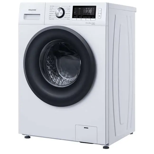 ماشین لباسشویی هایسنس ۹ کیلویی WFKV9014 سفید سیلور