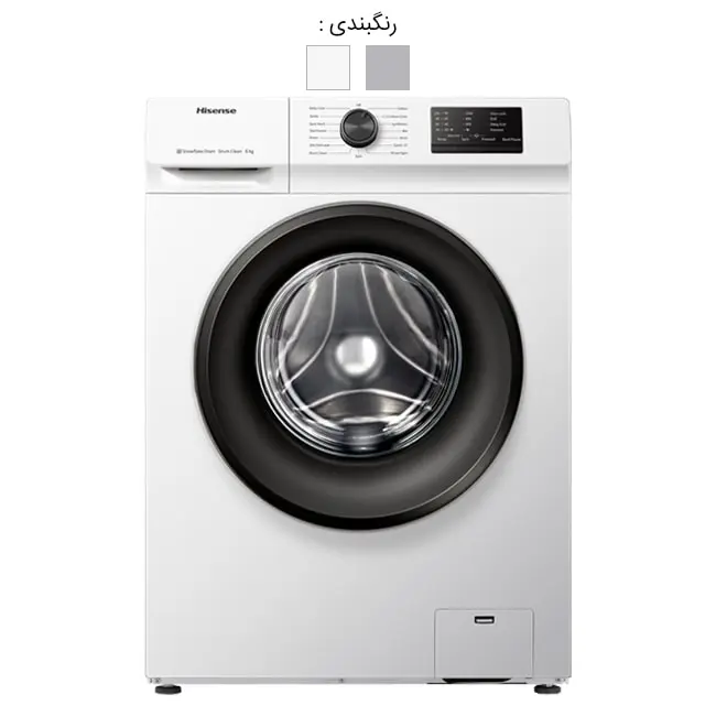 ماشین لباسشویی هایسنس ۶ کیلویی WFVC6010 سفید نقره