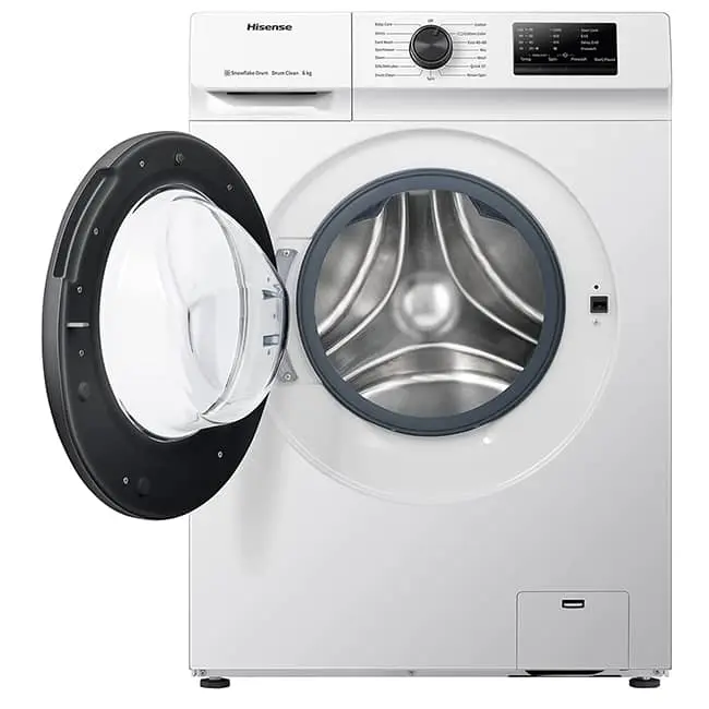 ماشین لباسشویی هایسنس ۶ کیلویی WFVC6010 سفید نقره