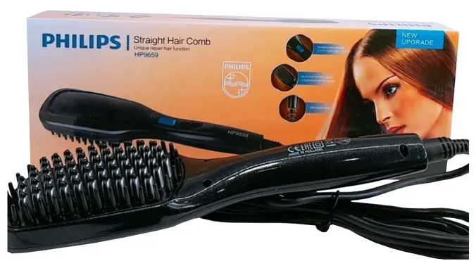 hp9659 8 .jpg برس حرارتی فیلیپس HP9659 Philips Straightening Comb