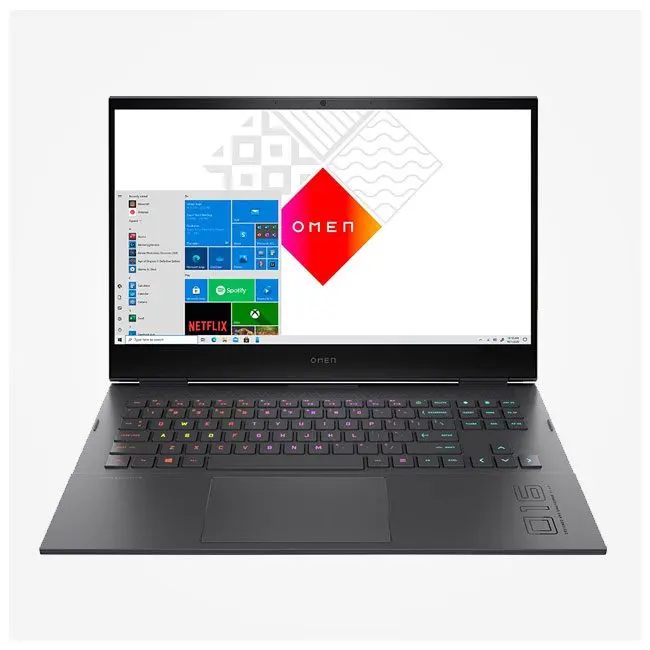 لپ تاپ استوک گیمینگ 16 گیگابایت 512 گیگ 16.1 اینچ اچ پی مدل HP OMEN 16