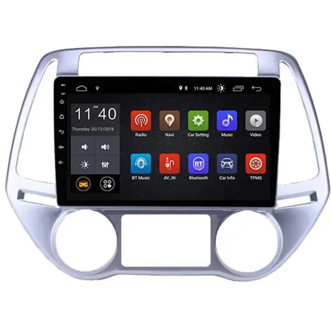 پخش فابریک و مانیتور خودرو I20 هیوندای اندروید I20 Hyundai Android