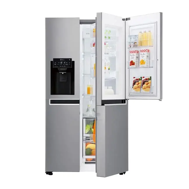 یخچال ال جی GC-J247SLUV ؛ ساید بای ساید نقره