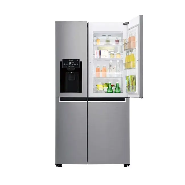 یخچال ال جی GC-J247SLUV ؛ ساید بای ساید نقره