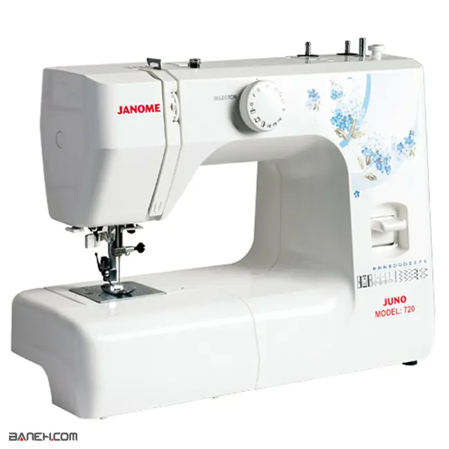 چرخ خیاطی و گلدوزی ژانومه جونو JANOME SEWING MACHINE JUNO 720