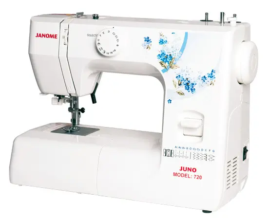چرخ خیاطی و گلدوزی ژانومه جونو JANOME SEWING MACHINE JUNO 720