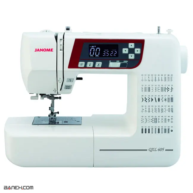 چرخ خیاطی گلدوزی کامپیوتری ژانومه Janome Sewing Machine TXL605