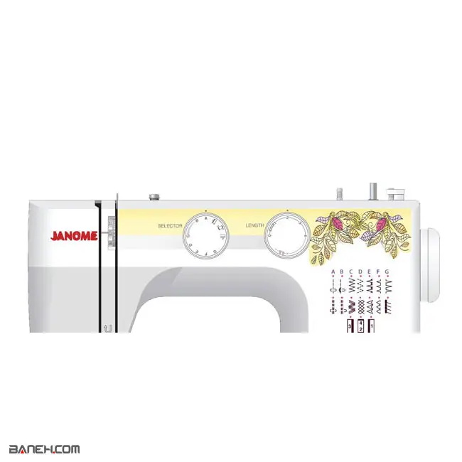 چرخ خیاطی و گلدوزی ژانومه جونو JANOME SEWING MACHINE JUNO 730