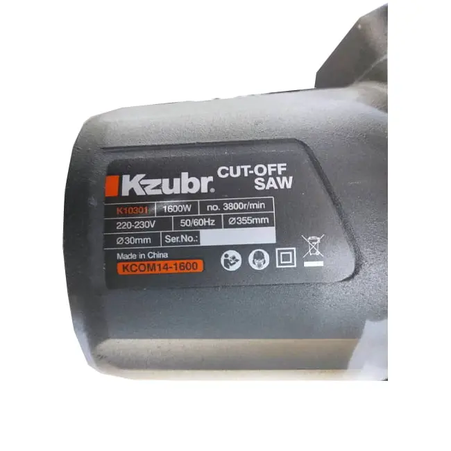 اره برش 1600 وات زوبر مدل K10301 KCM-14-1600