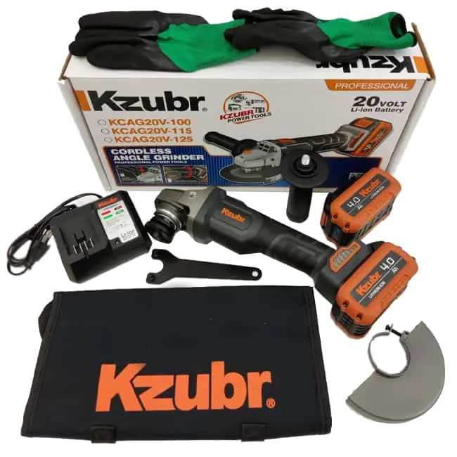 فرز وسط شارژی زوبر 20 ولت KCAG20V-125 K10018 براشلس