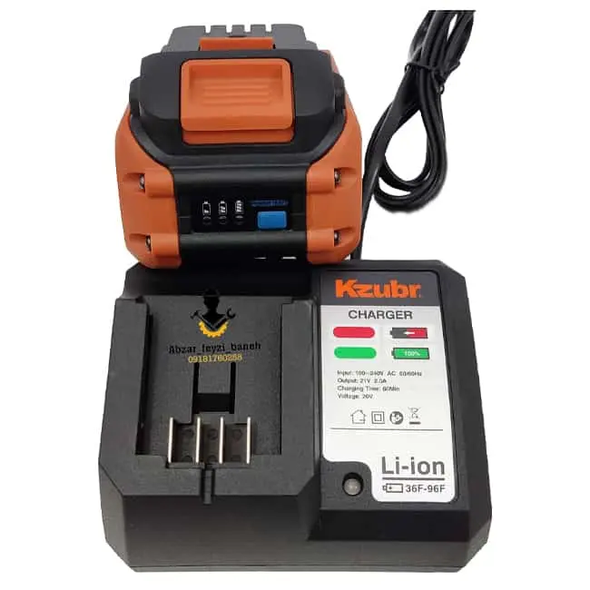 فرز وسط شارژی زوبر 20 ولت KCAG20V-125 K10018 براشلس
