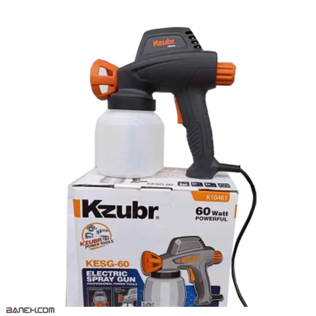 پیستوله رنگ برقی زوبر 60 وات KESG-60 K10461 Kzubr