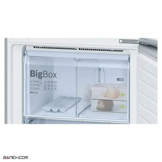 5 یخچال فریزر بوش بالا پایین 505 لیتر Bosch KGN56AI304 kgn56ai304 5.jpg یخچال فریزر بوش بالا پایین 505 لیتر Bosch KGN56AI304