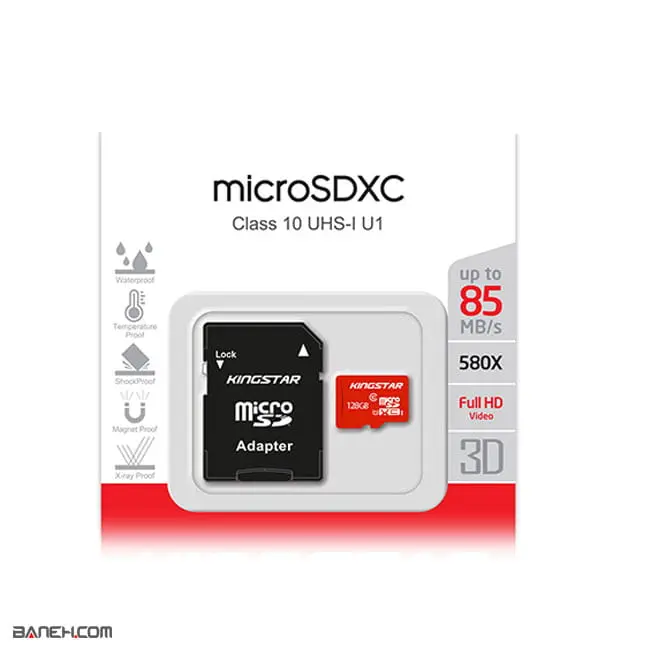 قیمت کارت حافظه کینگ استار 64 گیگا بایت KINGSTAR microSDXC