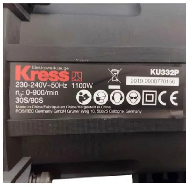 دریل تخریب کرس 1100 وات مدل KU332P سه نظام 4 شیار
