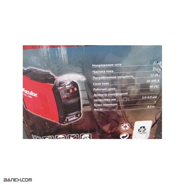 موتور جوشکاری اینورتر زوبر Kac-400 Kzubr Inverter Welding Machine