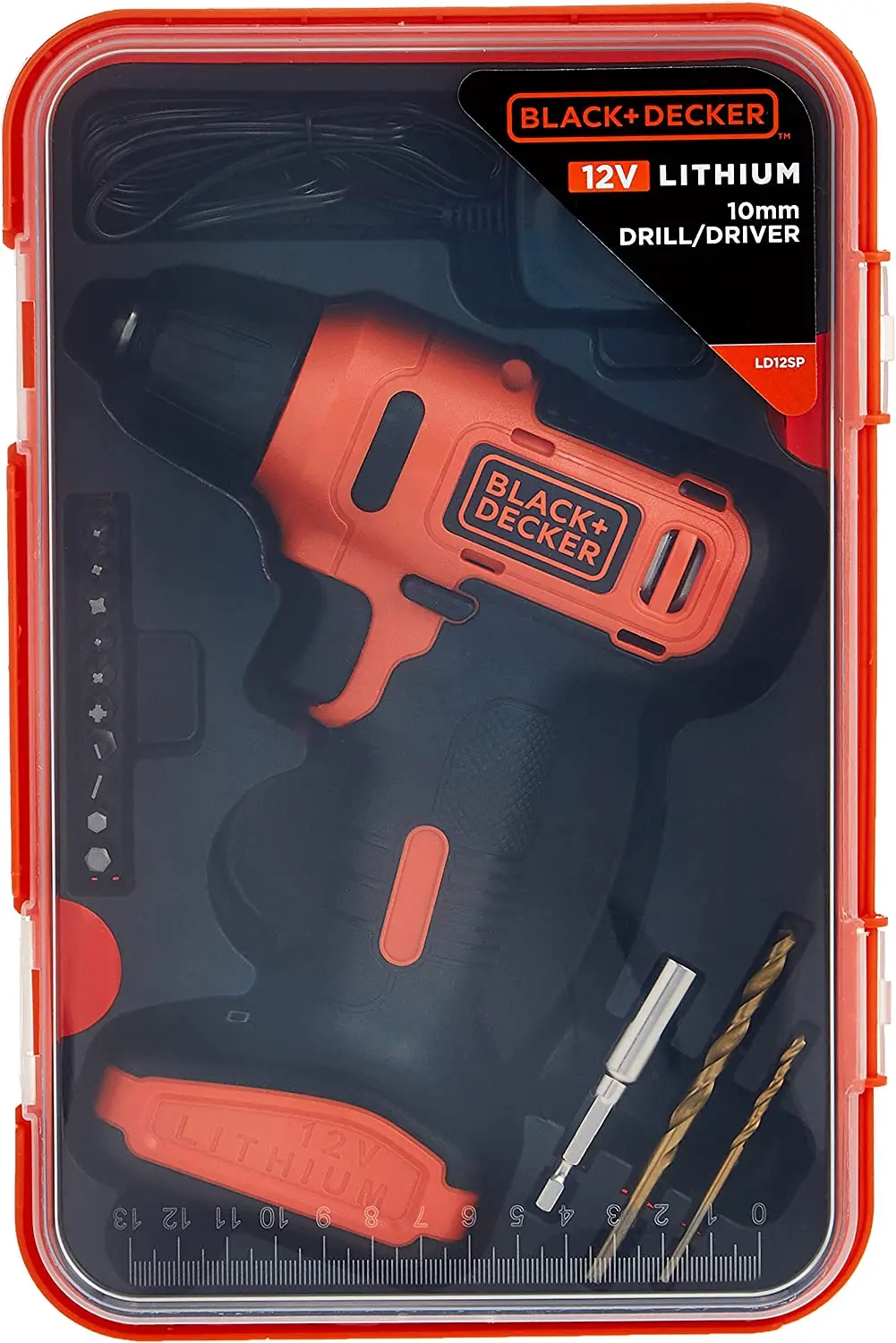 دریل شارژی 12 ولت بلک اند دکر مدل BLACK+DECKER LD12SP-B5
