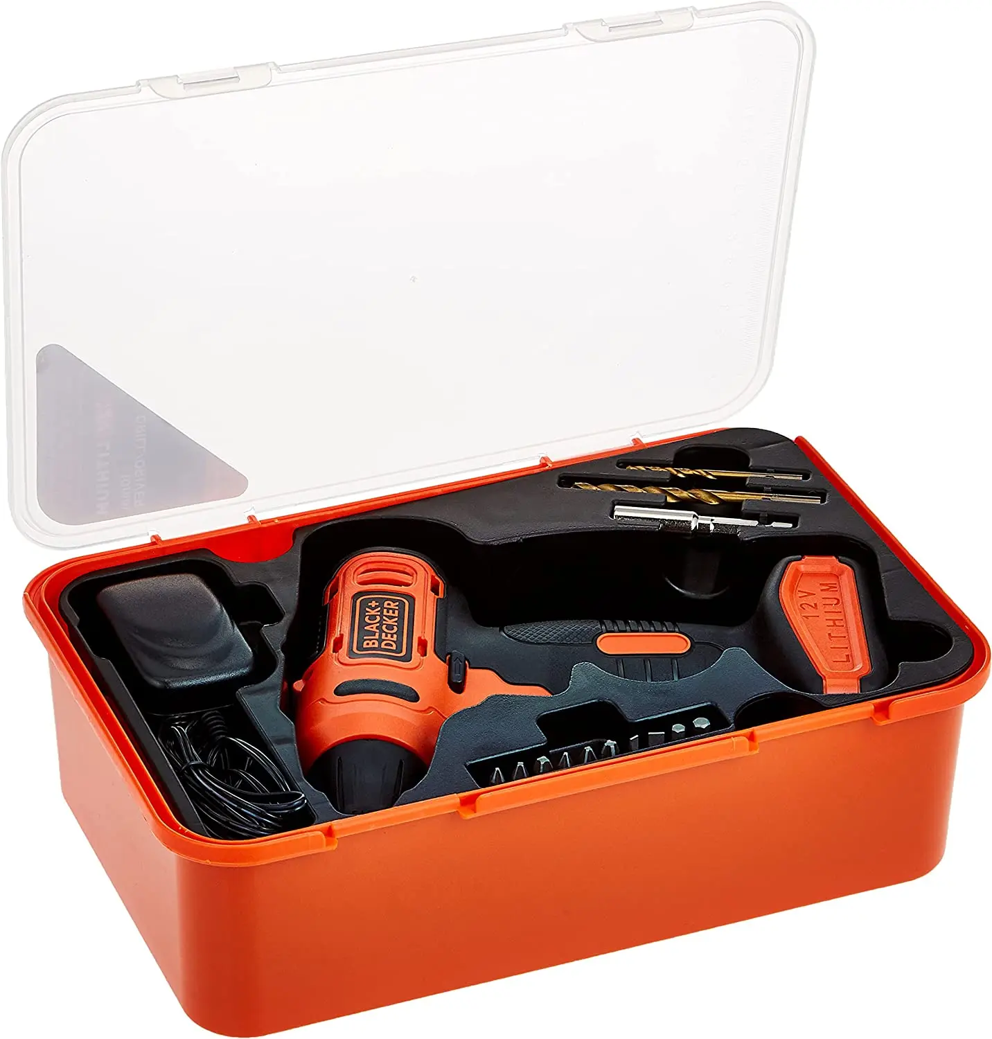 دریل شارژی 12 ولت بلک اند دکر مدل BLACK+DECKER LD12SP-B5