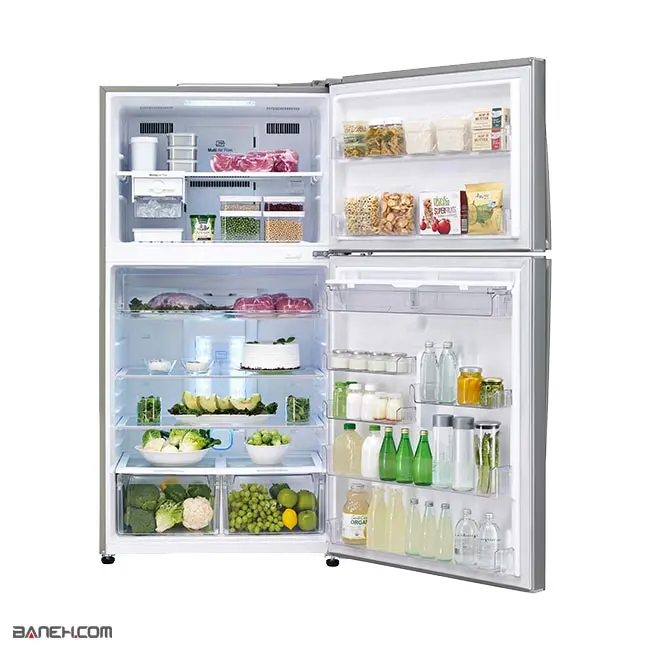یخچال فریزر ال جی GRB-832 ا ۳۰ فوت نقره ای