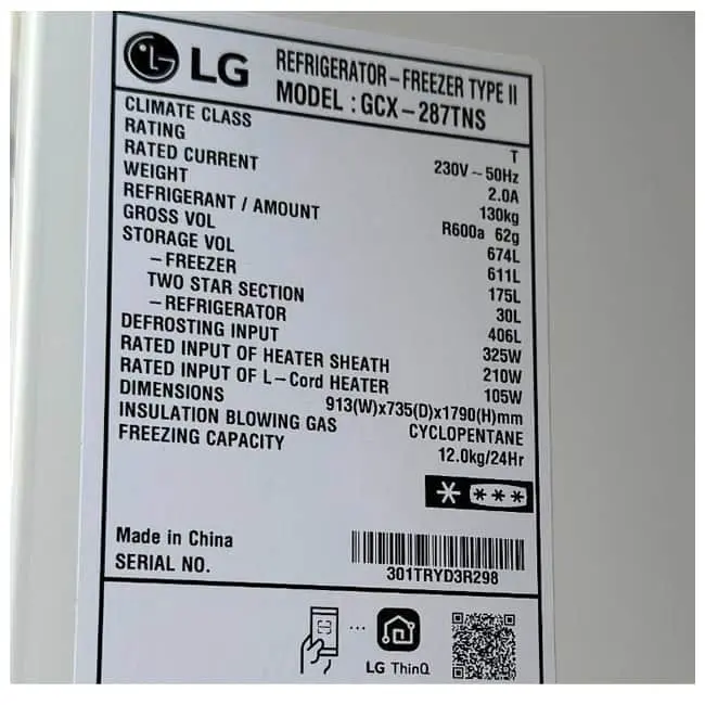 یخچال ساید ال جی X287 GCX-287TNS