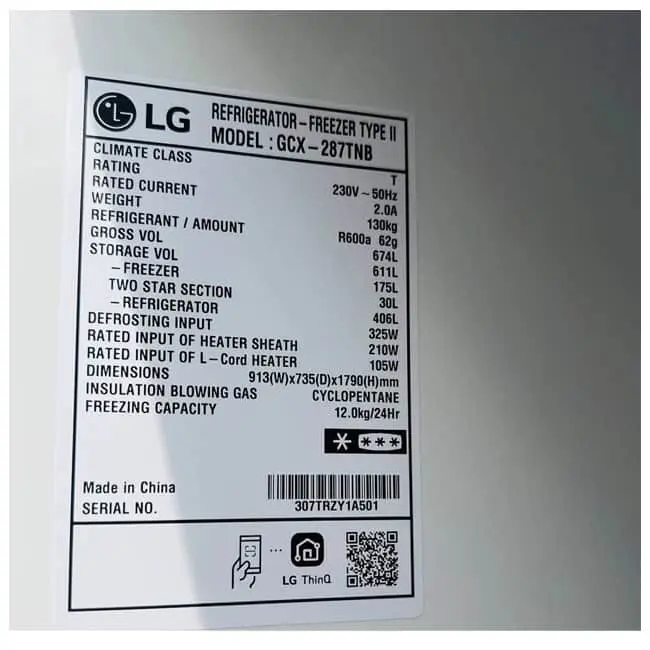 یخچال ساید ال جی X287 GCX-287TNS