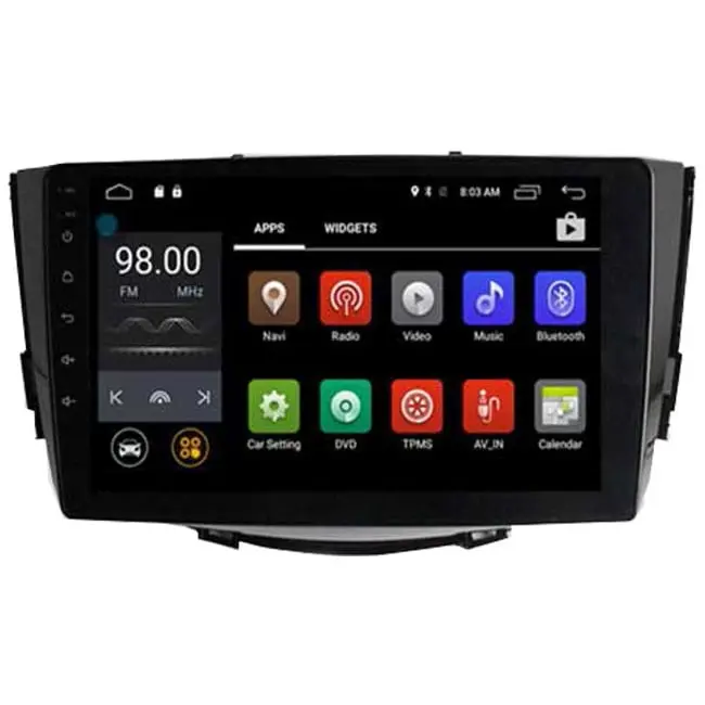 پخش فابریک و مانیتور خودرو ام وی امX50 لیفان اندروید Lifan Android X50 mvm
