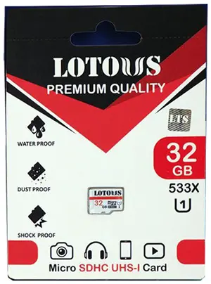 کارت حافظه میکرو اس دی لوتوس 16 گیگابایت Lotous MicroSDHC