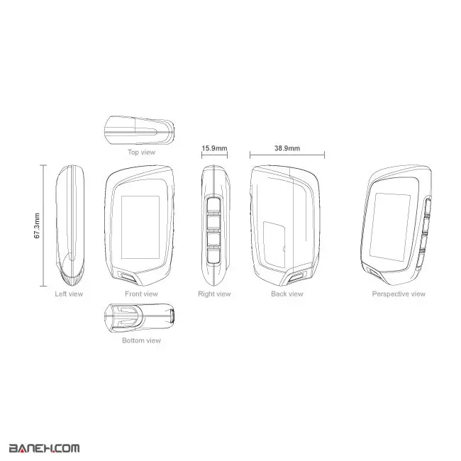 دزدگیر تصویری ماجیکار M905F Magicar Car Security System