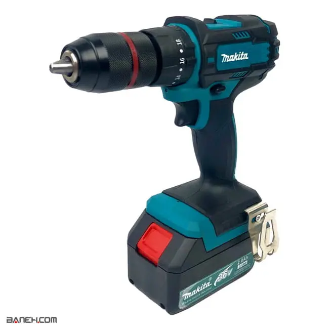 دریل شارژی ماکیتا پیچ گوشتی چکشی 36 ولت MAKITA DCD917
