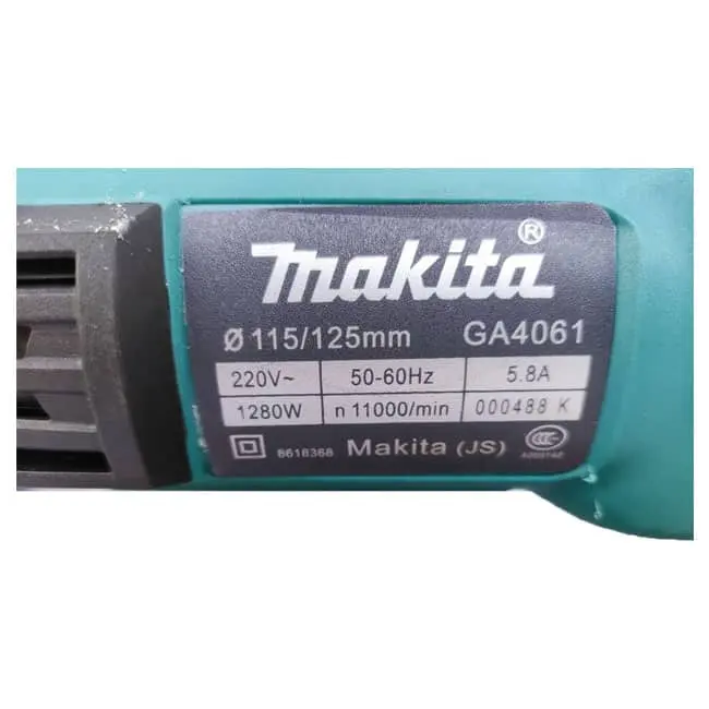 مینی فرز وسط ماکیتا 1280 وات مدل GA4061 دسته کمکی
