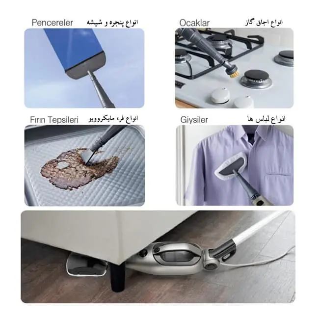 بخارشوی ایستاده 1300 وات فکر مدل مکسی کلین MAXI CLEAN