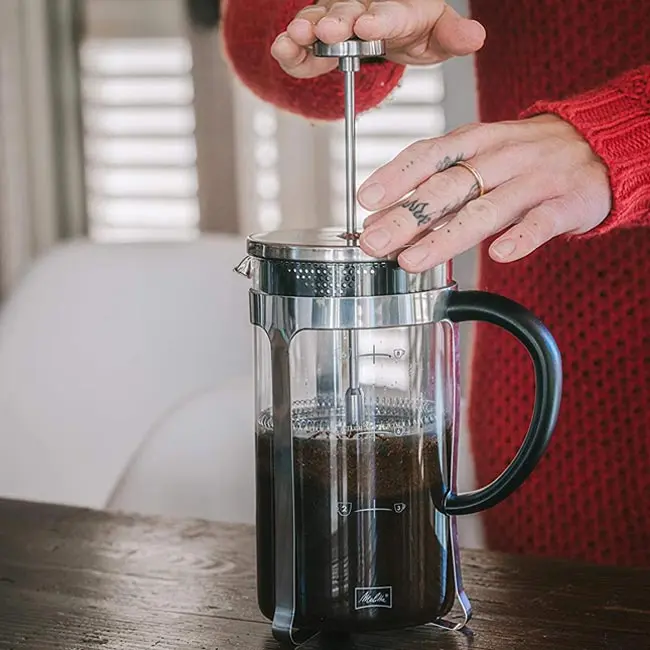 قهوه ساز فرنچ پرس ملیتا شیشه ای 1 لیتر Melitta