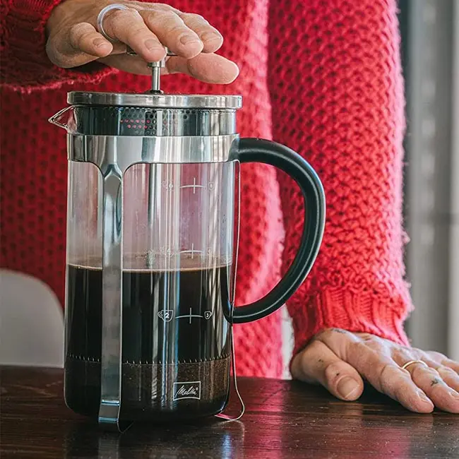 قهوه ساز فرنچ پرس ملیتا شیشه ای 1 لیتر Melitta