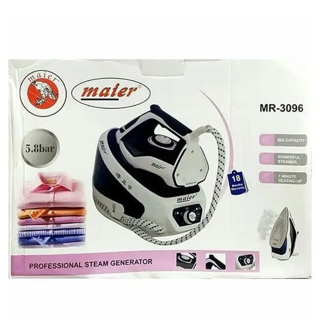 اتو بخار مخزن دار مایر 2 لیتری 2100 وات مدل MR-3096