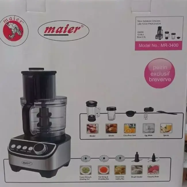 غذا ساز 12 کاره مایر 1000 وات مدل MR-3400