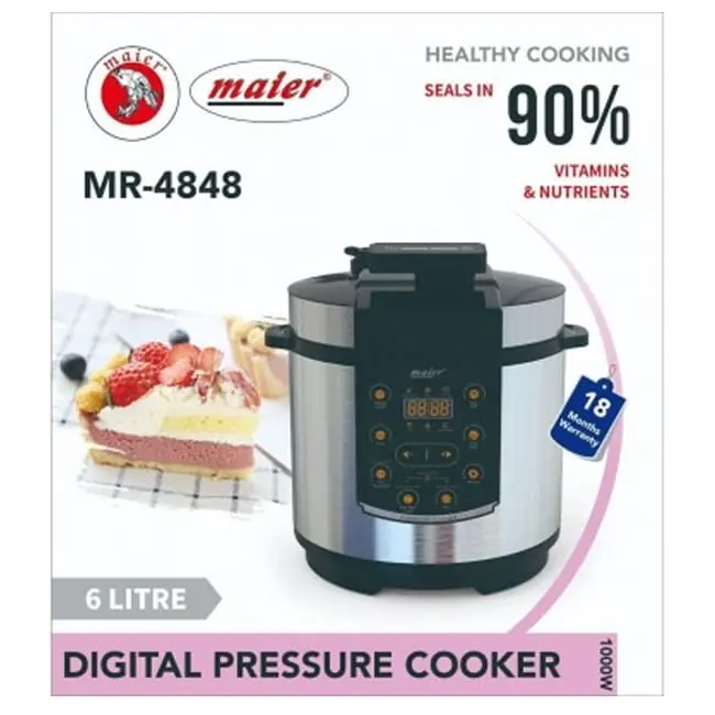 زودپز برقی مایر 1000 وات 6 لیتر مدل MR-4848