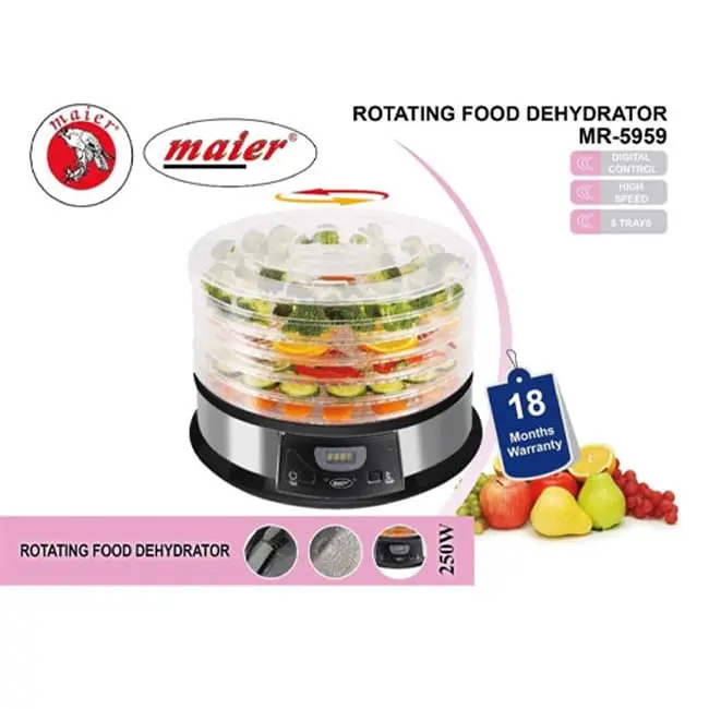 میوه خشک کن مایر 250 وات مدل MR-5959