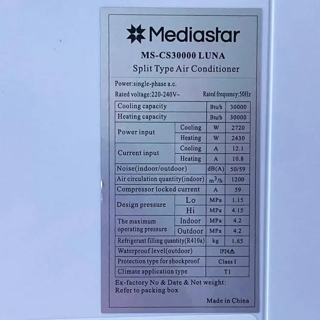 کولر گازی جنرال گلد 30000 الترا GG-S30000 ULTRA T3