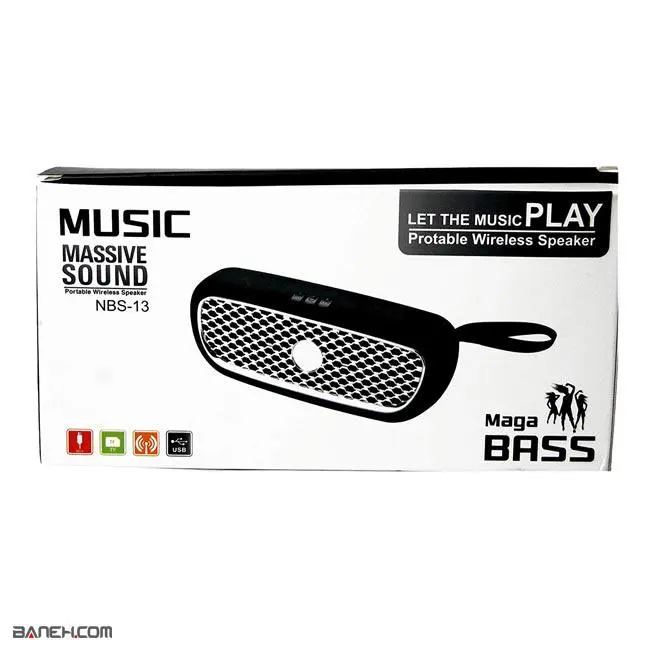 اسپیکر بلوتوثی قابل حمل NBS-13 Maga Bass Sound