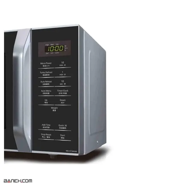 مایکروویو پاناسونیک 25 لیتری 800 وات رومیزی Panasonic NN-ST34
