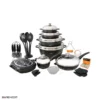 ns 6040 10 2 سرویس قابلمه 40 پارچه چدنی ناسا NS-6040 NASA Cookware Set