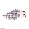 ns 6050.3 3 سرویس قابلمه استیل ناسا NS-6050 Nasa Cookware Set