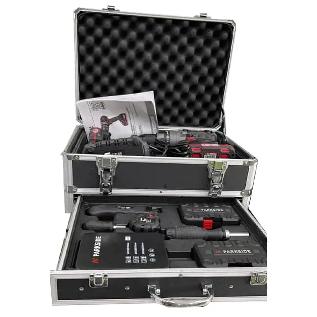 دریل شارژی 20 ولت پارکساید سه حالته سه نظام Drill 20V