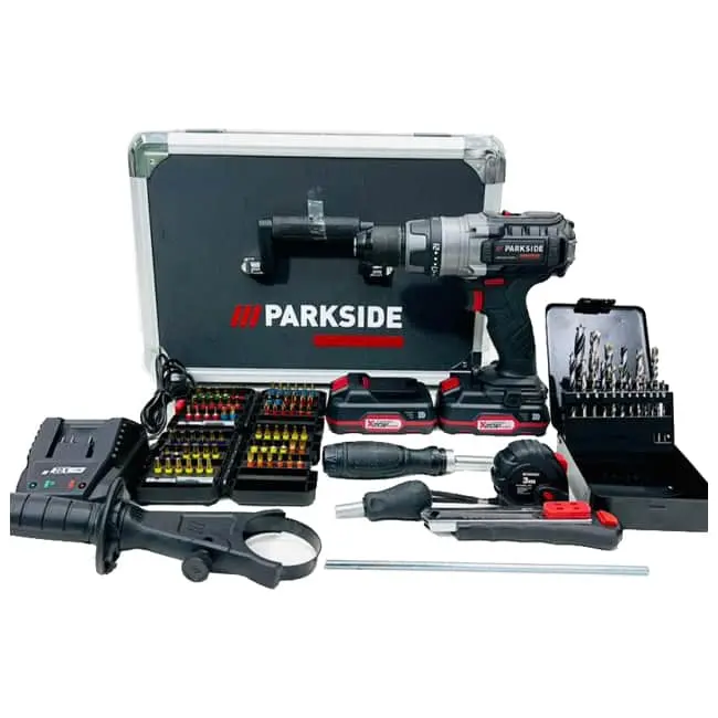 دریل شارژی 20 ولت پارکساید سه حالته سه نظام Drill 20V