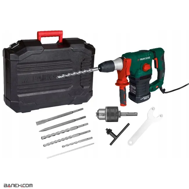 دریل بتن کن و تخریب پارکساید 1500 وات parkside pbh 1500 f6