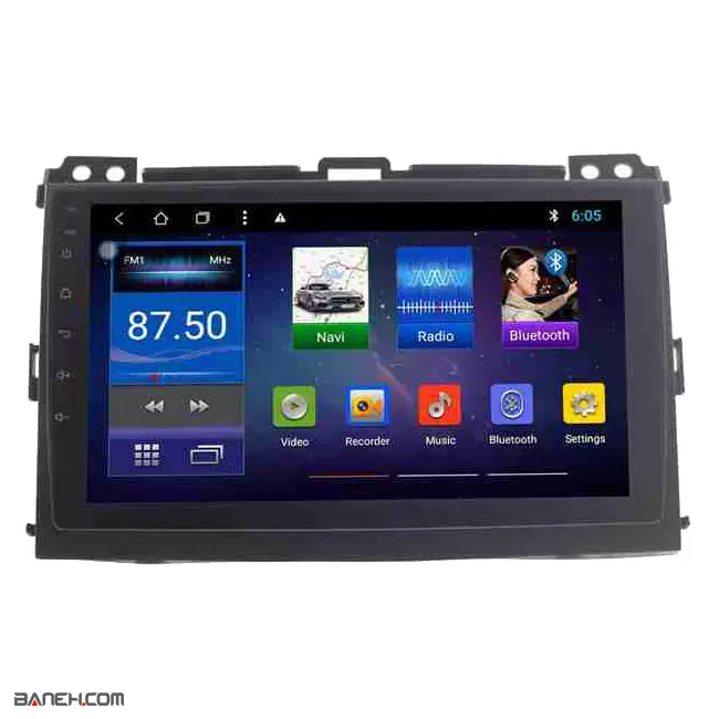 دستگاه پخش ماشین فابریک پرادو Prado Android Audio Car