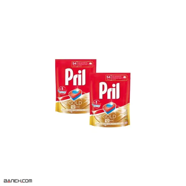 قرص ماشین ظرفشویی پریل 70 عددی Pril Gold